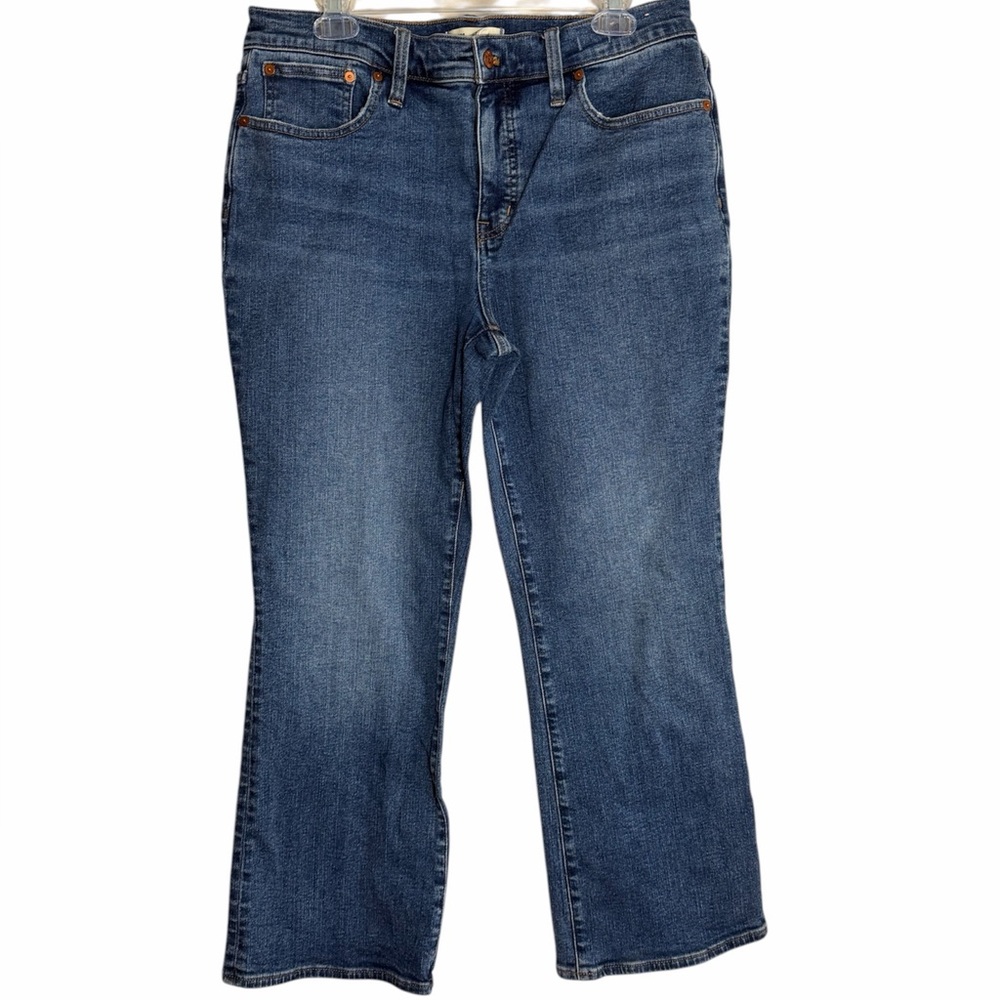 Madewell Mid Rise Kick Out Bootcut Cropped‎ Jeans size 31